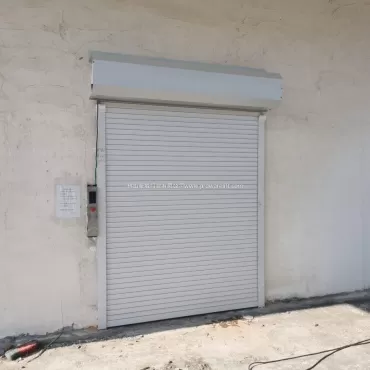 鋁合金電動卷簾門商鋪防盜自動遙控卷閘門自動升降靜音車庫門